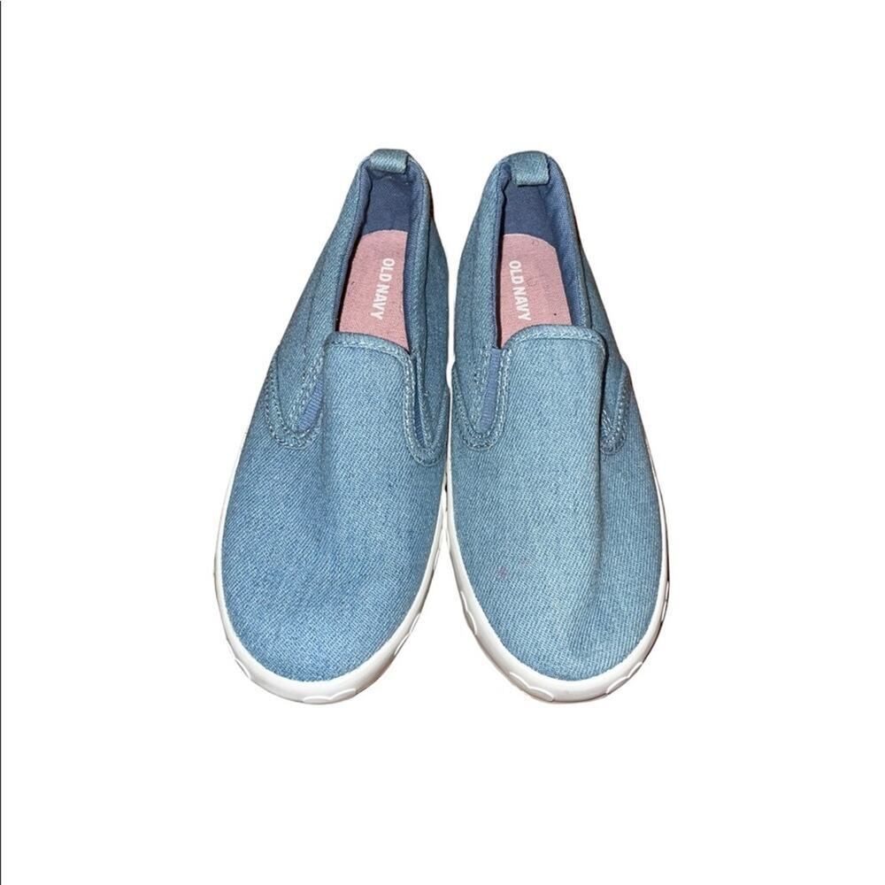 Old Navy Light Blue Denim Slip-on Shoes Size 11